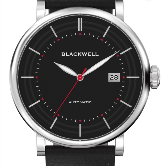 Marc Blackwell Other - Blackwell Black leather watch
